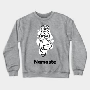 Namaste Sloth Crewneck Sweatshirt